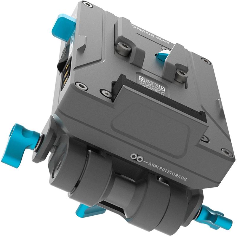 Kondor Blue V-Mount Pro Battery Plate with Swiveling Rod Block